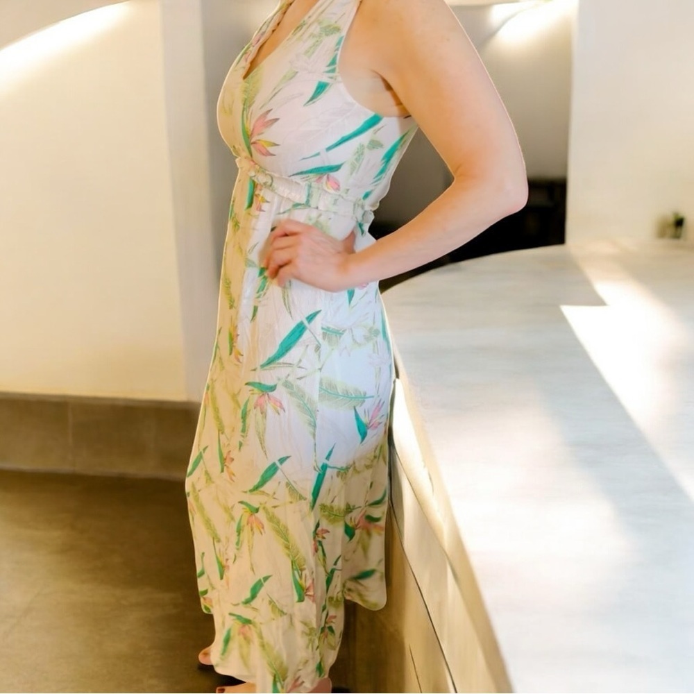 Z Supply 🔥Floral Halter Neck Dress - Picture 3 of 17